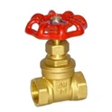 Can a brass gate valve be used in a geothermal system?